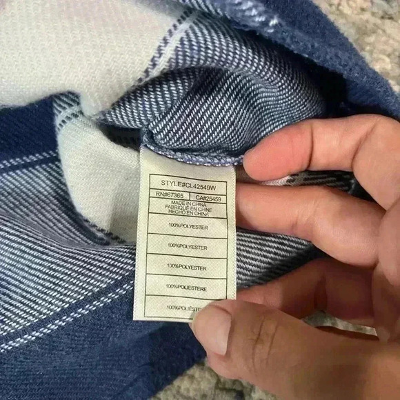 BB DAKOTA boxy plaid jacket medium - Picture 3 of 4